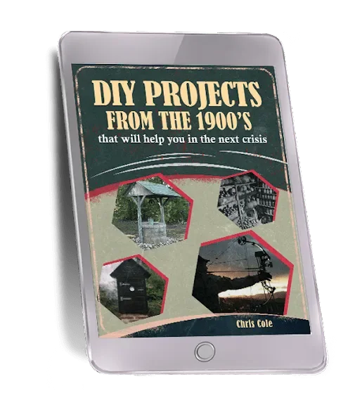 DIY Projects from the 1900s bonus ebook cover by Chris Cole