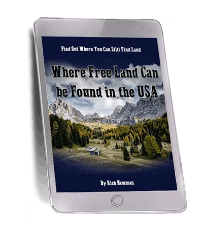 Where Free Land Can Be Found in the USA bonus ebook cover by Rich Newman