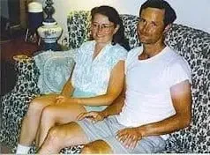 Ron and Johanna Melchiore early in their homesteading life