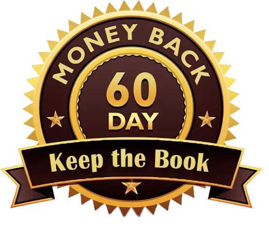 60-day money-back guarantee badge for The Self-Sufficient Backyard